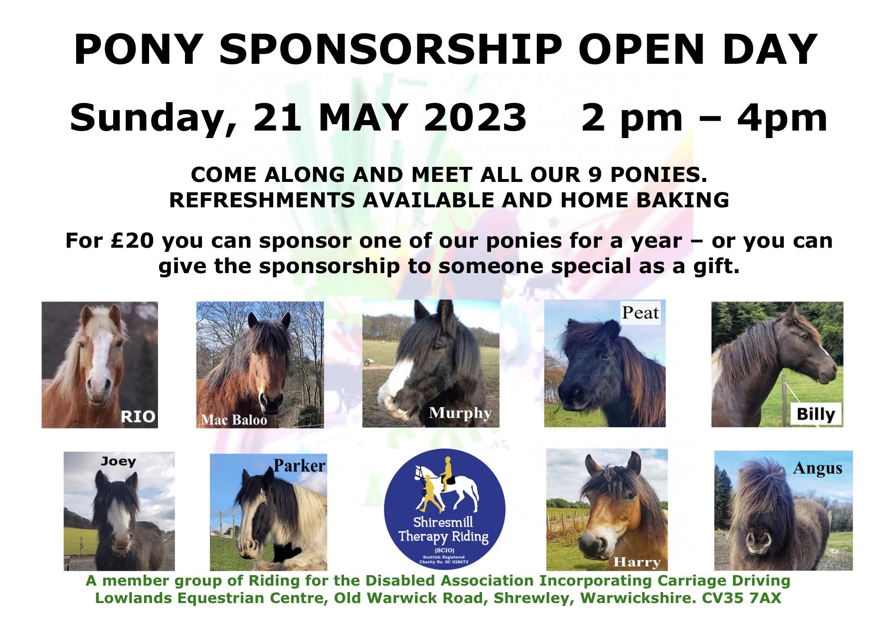 Shiresmill Pony Sponsorship Day