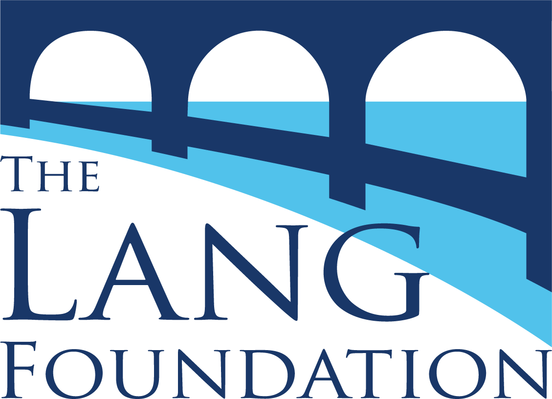Thank you Lang Foundation!